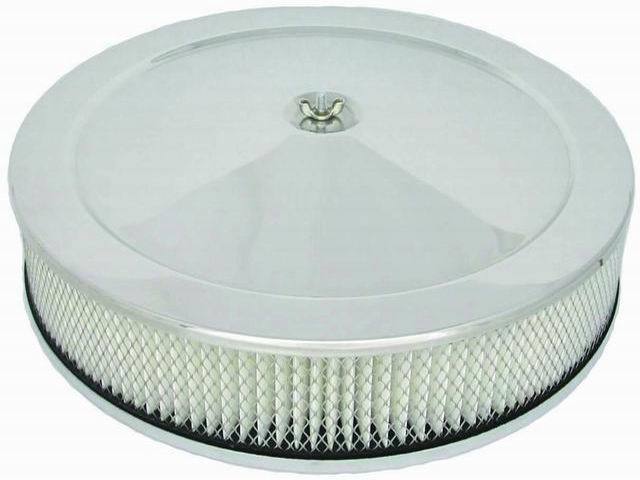 RACING POWER R3195 14In X 3In Air Cleaner K it - Paper Drop Base