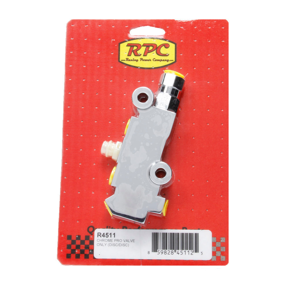 RACING POWER R4511 Chrome Prop Valve Only (Disc/Disc)