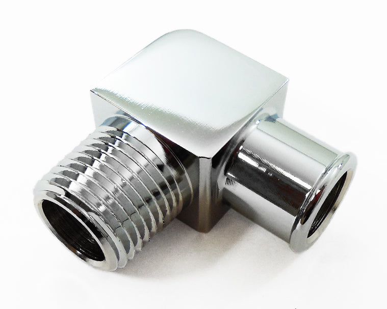 RACING POWER R4529 90 Deg Alum Fitting 3/4 X 1/2In- Chrome