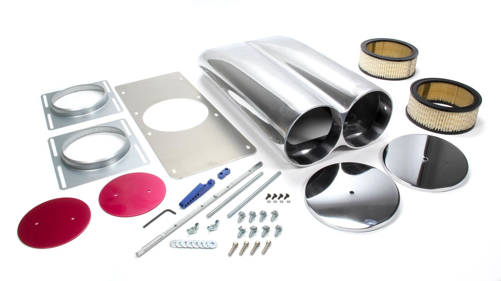 RACING POWER R5236 Polished Aluminum Hood Scoop