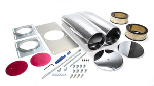 RACING POWER R5236 Polished Aluminum Hood Scoop