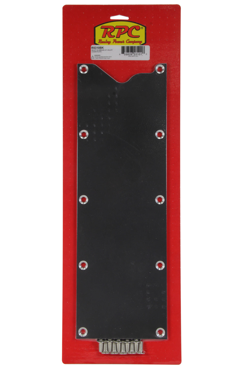 RACING POWER R5310BK Billet LS1 Valley Cover Plate Black
