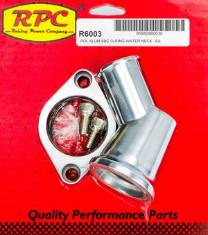 RACING POWER R6003 66-75 fits Chevy V8 Alum 45 Deg Water Neck Polished