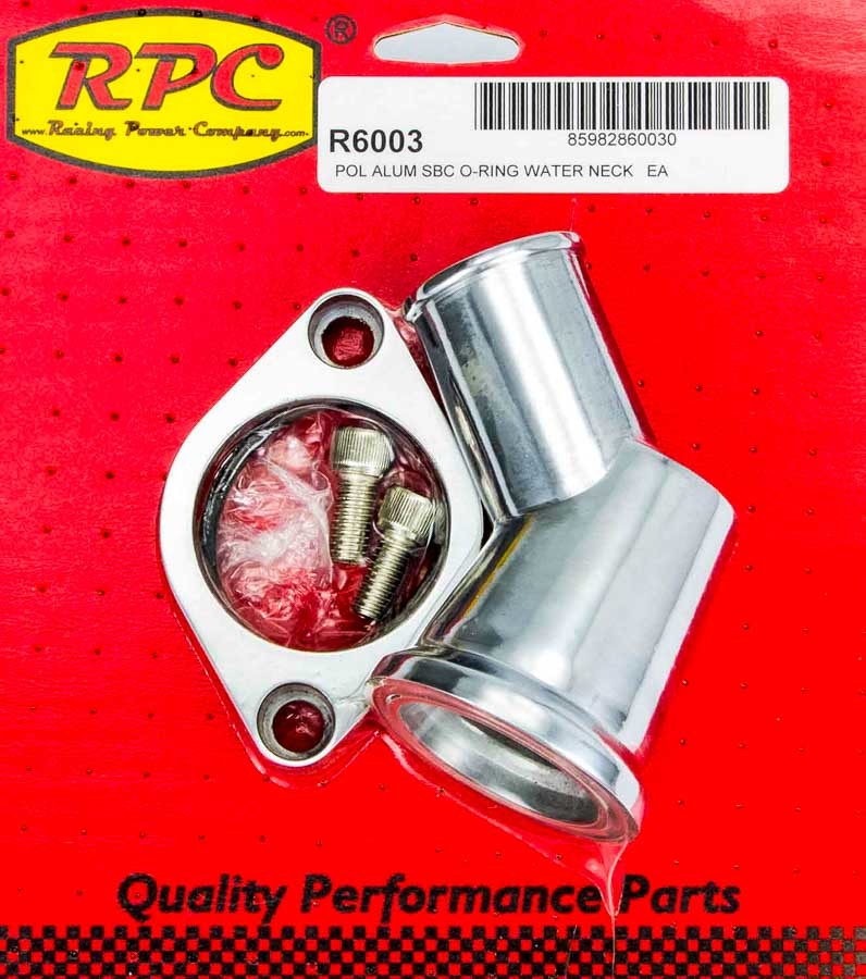 RACING POWER R6003 66-75 fits Chevy V8 Alum 45 Deg Water Neck Polished