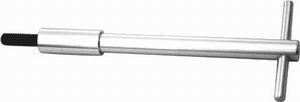 RACING POWER R6018 Silver Alum T-Bar Wing N ut 4In With 1/4-20 (4)