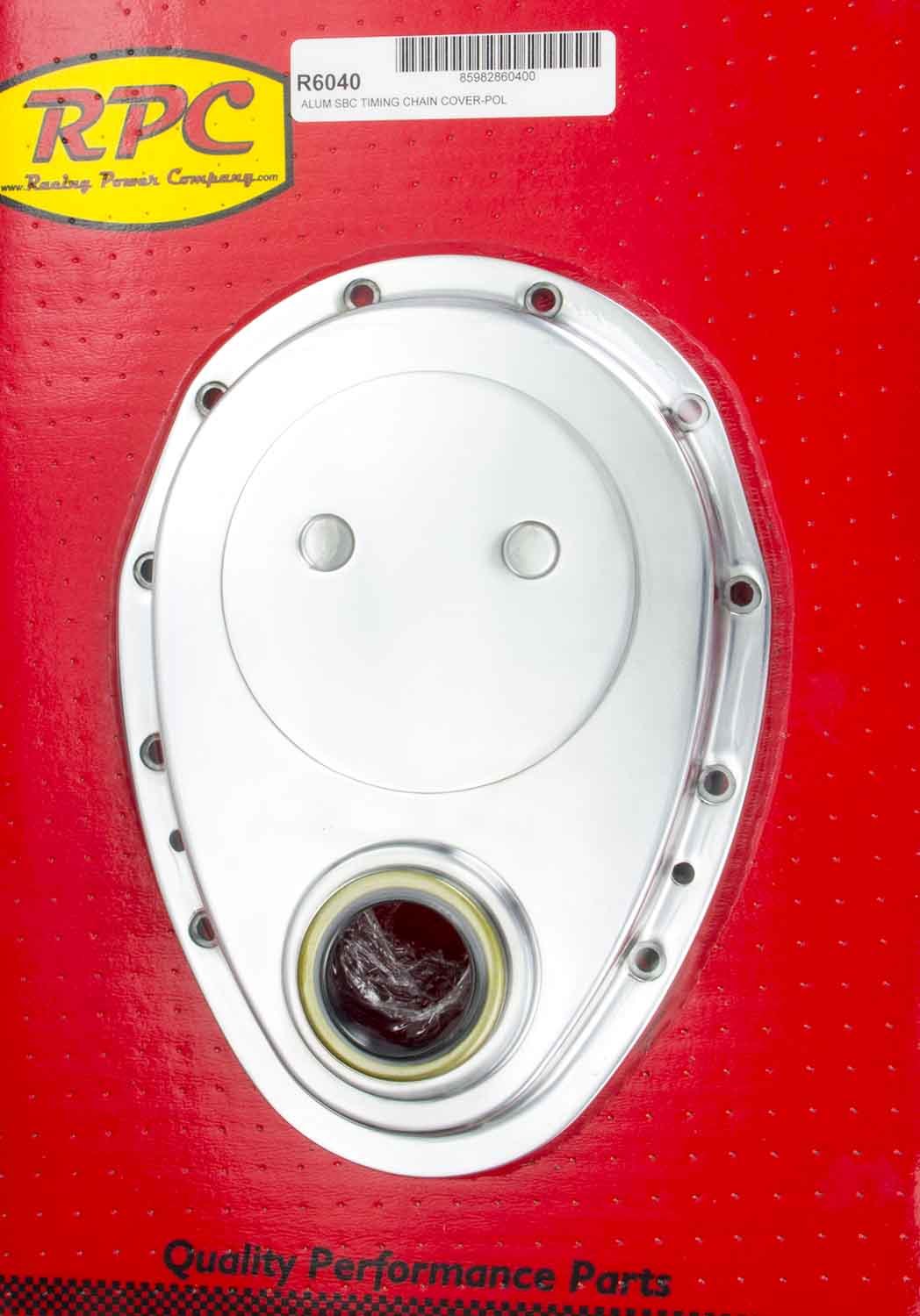 RACING POWER R6040 fits SBC Alum Timing Cover Polished