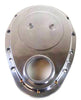 RACING POWER R6043 2-Pc Timing Chain Cover SB fits Chevy Polished Alum