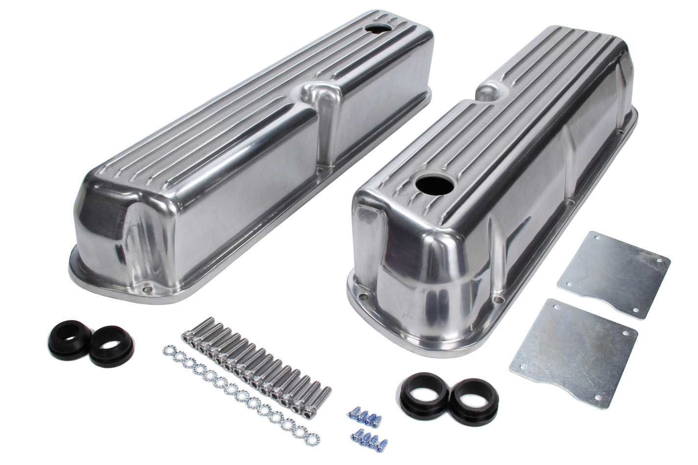 RACING POWER R6175 SB fits Ford Aluminum Valve C overs - Tall Finned