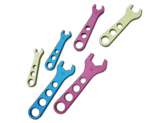 RACING POWER R6211 Aluminum AN Wrench 6 Pc Set