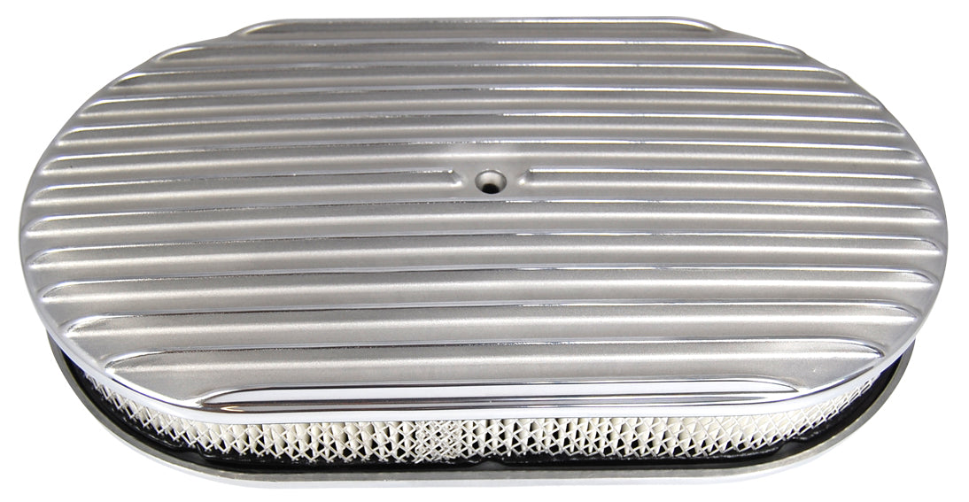 RACING POWER R6318 Pol Alum 15X2 All Finned Air Cleaner Kit Paper