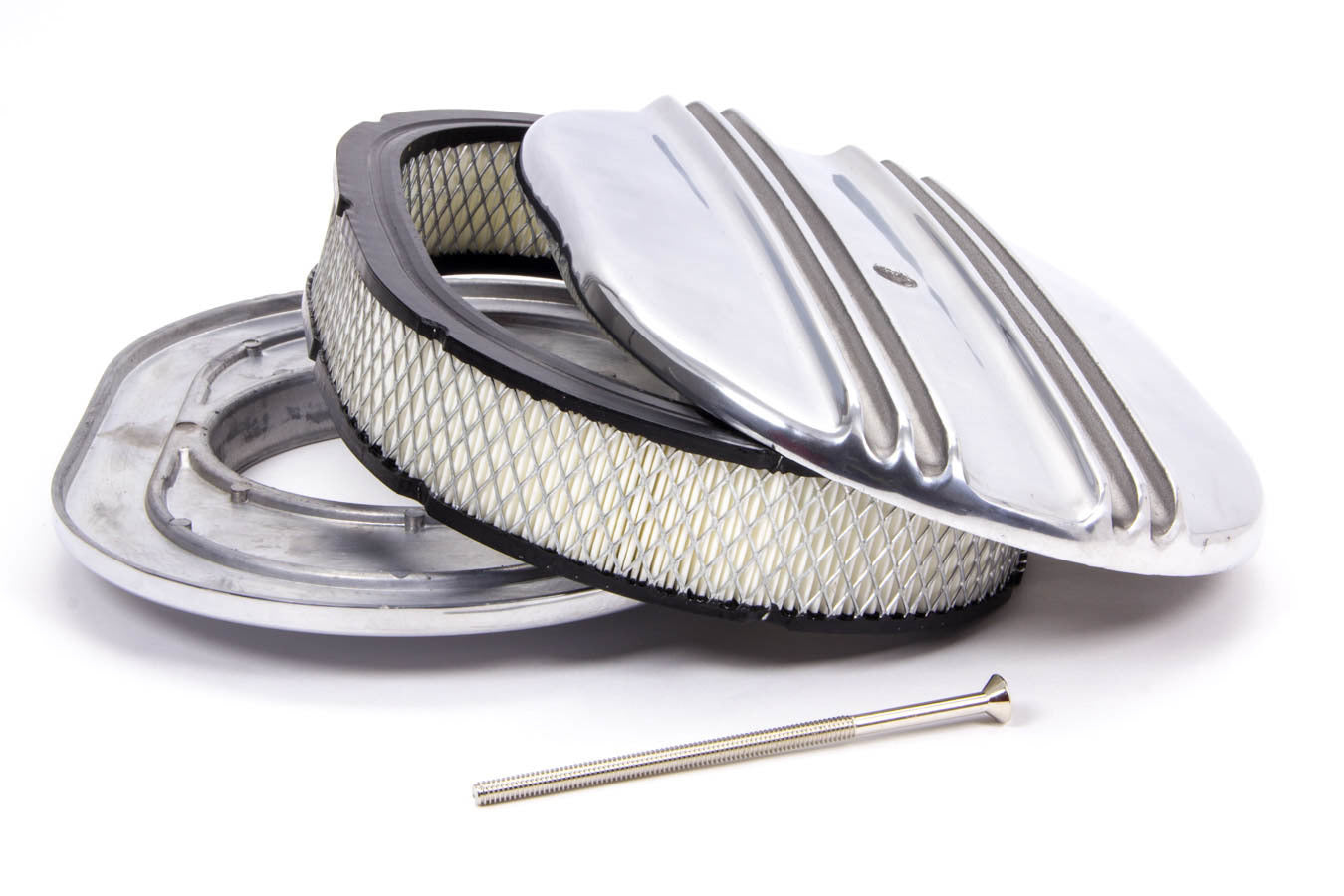 RACING POWER R6320 12x2 Alum Oval Finned A/C Polished
