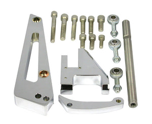 RACING POWER R6411 Chrome Alum BBC Alterna tor Bracket SWP