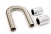 RACING POWER R7308 36in Stainless Hose Kit w/Chrome Ends