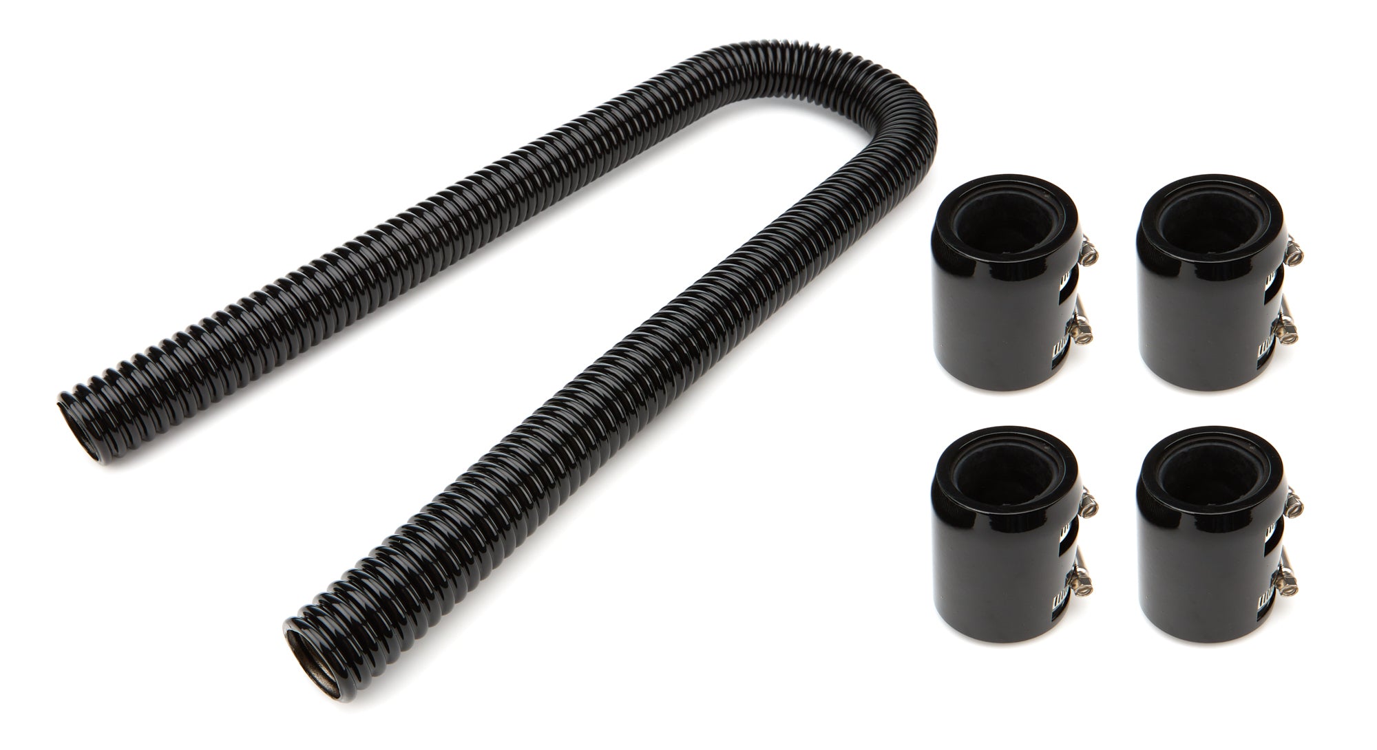 RACING POWER R7310BK Black 48in Stainless Radiator Hose Kit