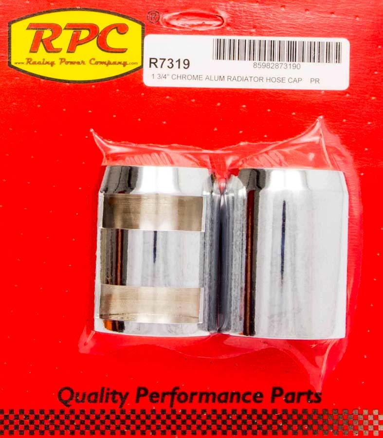 RACING POWER R7319 Chrome Radiator Hose End Pair