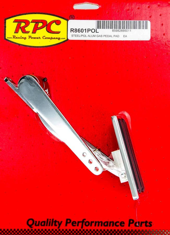 RACING POWER R8601POL Gas Pedal Polished Alum