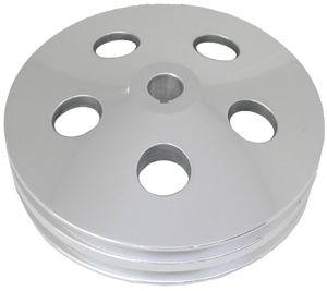 RACING POWER R8847POL Polished Aluminum fits GM 2V Power Steering Pulley