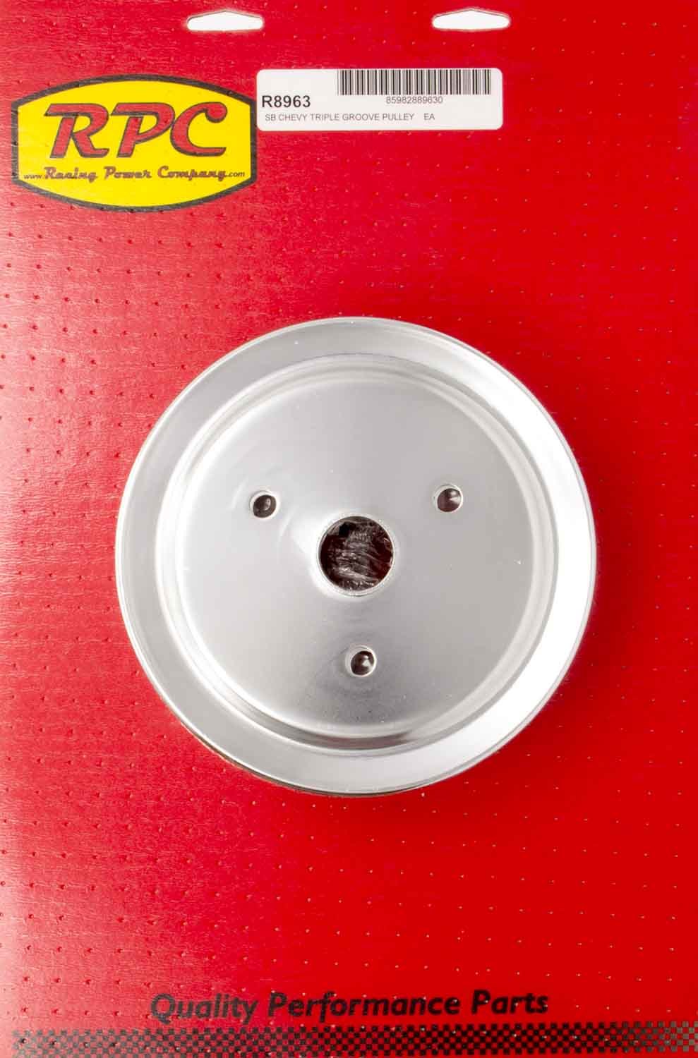 RACING POWER R8963 fits SBC SWP 3 Groove Crank Pulley