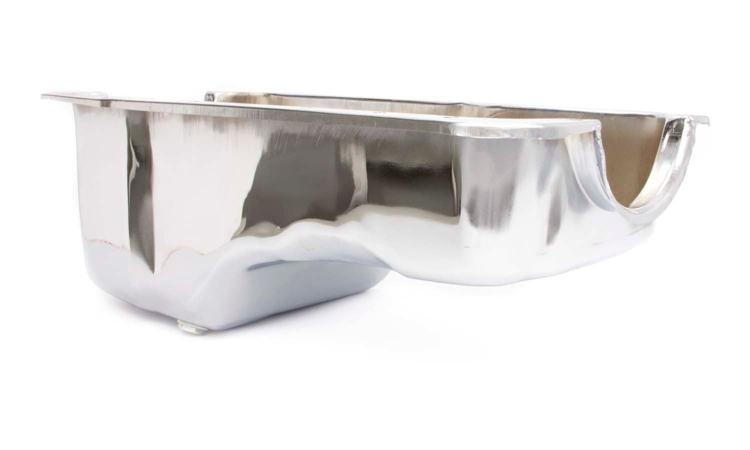 RACING POWER R9078 65-87 SBF Steel Stock Oil Pan Chrome