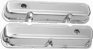 RACING POWER R9298 Chrome Steel Valve Cover fits Chrysler 318-360 Short