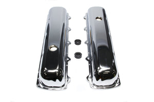 RACING POWER R9391 Chrome Steel fits Oldsmobile Short Valve Cover Pair