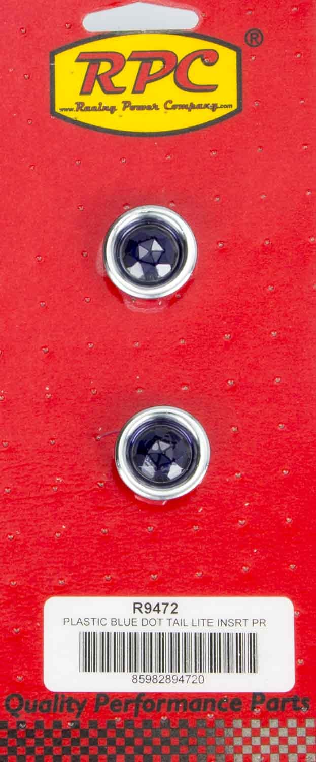 RACING POWER R9472 Blue Dot Taillight Insert Each
