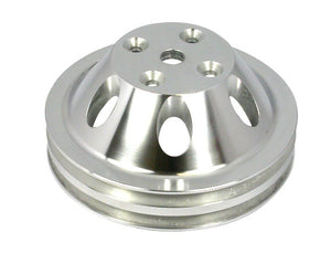 RACING POWER R9483POL Pol Alum fits SBC Double Gro ove Pulley