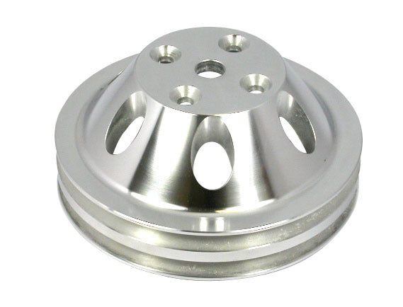RACING POWER R9483POL Pol Alum fits SBC Double Gro ove Pulley