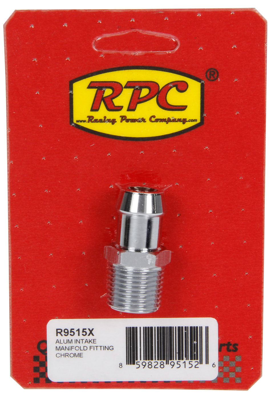 RACING POWER R9515X Alum Intake Manifold Fi itting 1/2 to 5/8In Barb