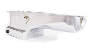 RACING POWER R9728 65-95 BBC Steel Drag Race Oil Pan Chrome