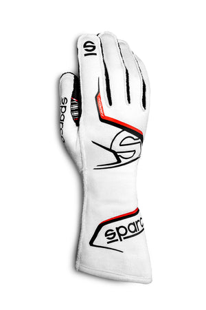 SPARCO 00131411BINR Glove Arrow Large White / Black