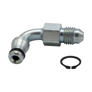 TILTON 79-523 Inlet Swivel Fitting 90 Deg Male 4an
