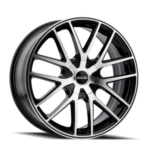 TOUREN 3260-7714B TOUREN TR60 3260 GLOSS BLACK MACHINED 17X7.5 5-108/5-114.3