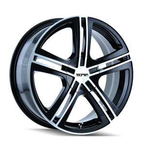 TOUREN 3262-8709B TOUREN TR62 3262 GLOSS BLACK MACHINED 18X7.5 5-112/5-120 40MM