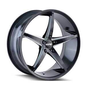 TOUREN 3270-7712B TOUREN TR70 3270 GLOSS BLACK MILLED 17X7.5 5-120 40MM 74.1MM