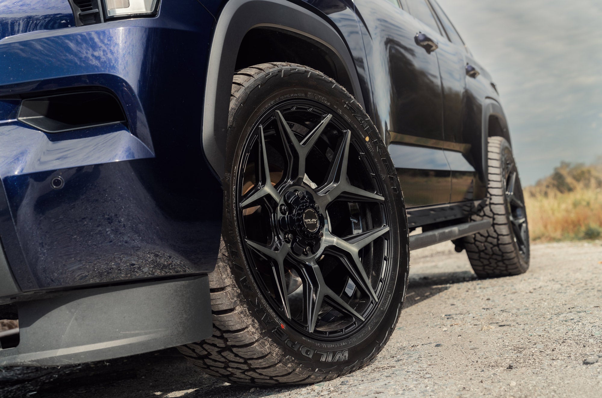 4PLAY 4P06-22090-6D55-12B1 Gen3 22x9 6x5.5 & 6x135mm 12et in Satin Black