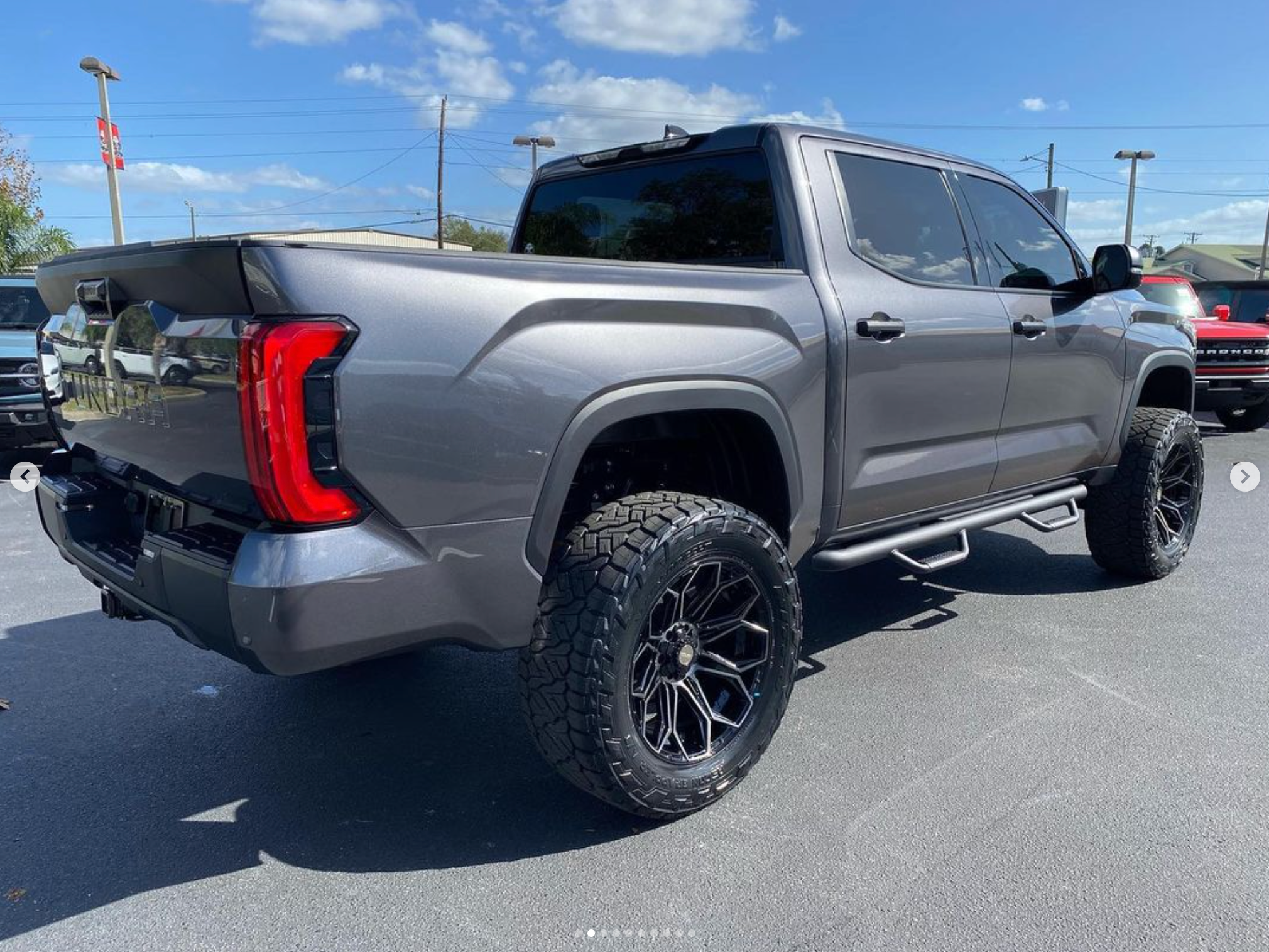 4PLAY 4P83-22100-6D55-18BBT Gen3 22x10 6x135mm & 6x5.5" -18et in Brushed Black