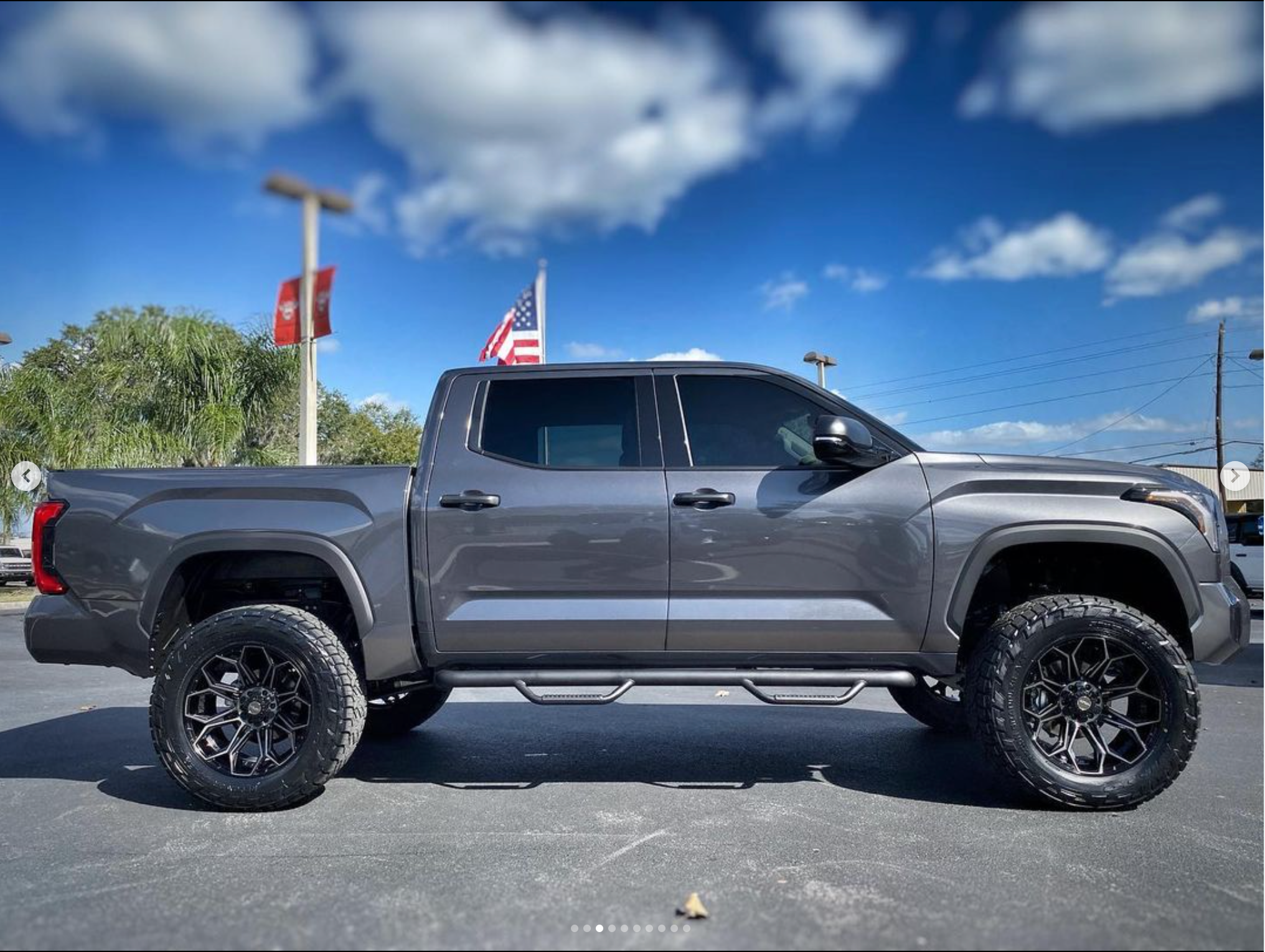 4PLAY 4P83-22100-6D55-18BBT Gen3 22x10 6x135mm & 6x5.5" -18et in Brushed Black