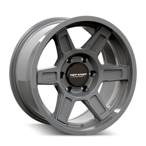 TUFFSTUFF TS01-7836AG TUFFSTUFF ASCENT TS01 GLOSS GREY 17X8.5 6-135 0MM 87.1MM