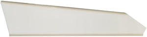 TRIPLE X RACE COMPONENTS MID-BW-4519 Side Visor White For Midget