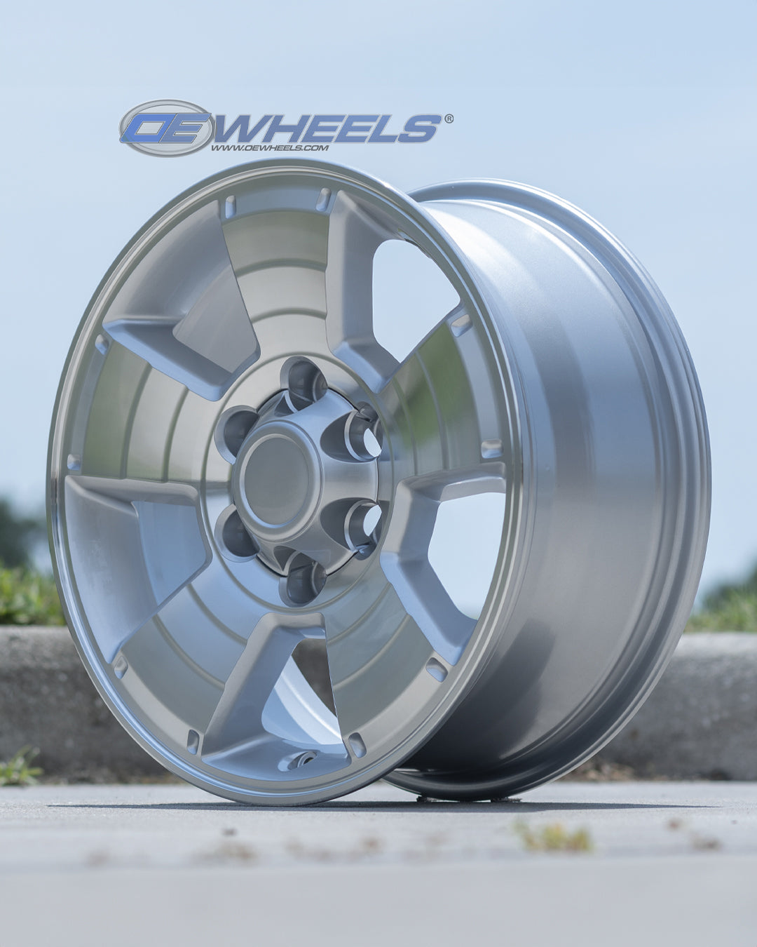 OE Wheels TY09-17075-6550-30MS 17" Replica fits Toyota 4Runner 17x7.5 Silver