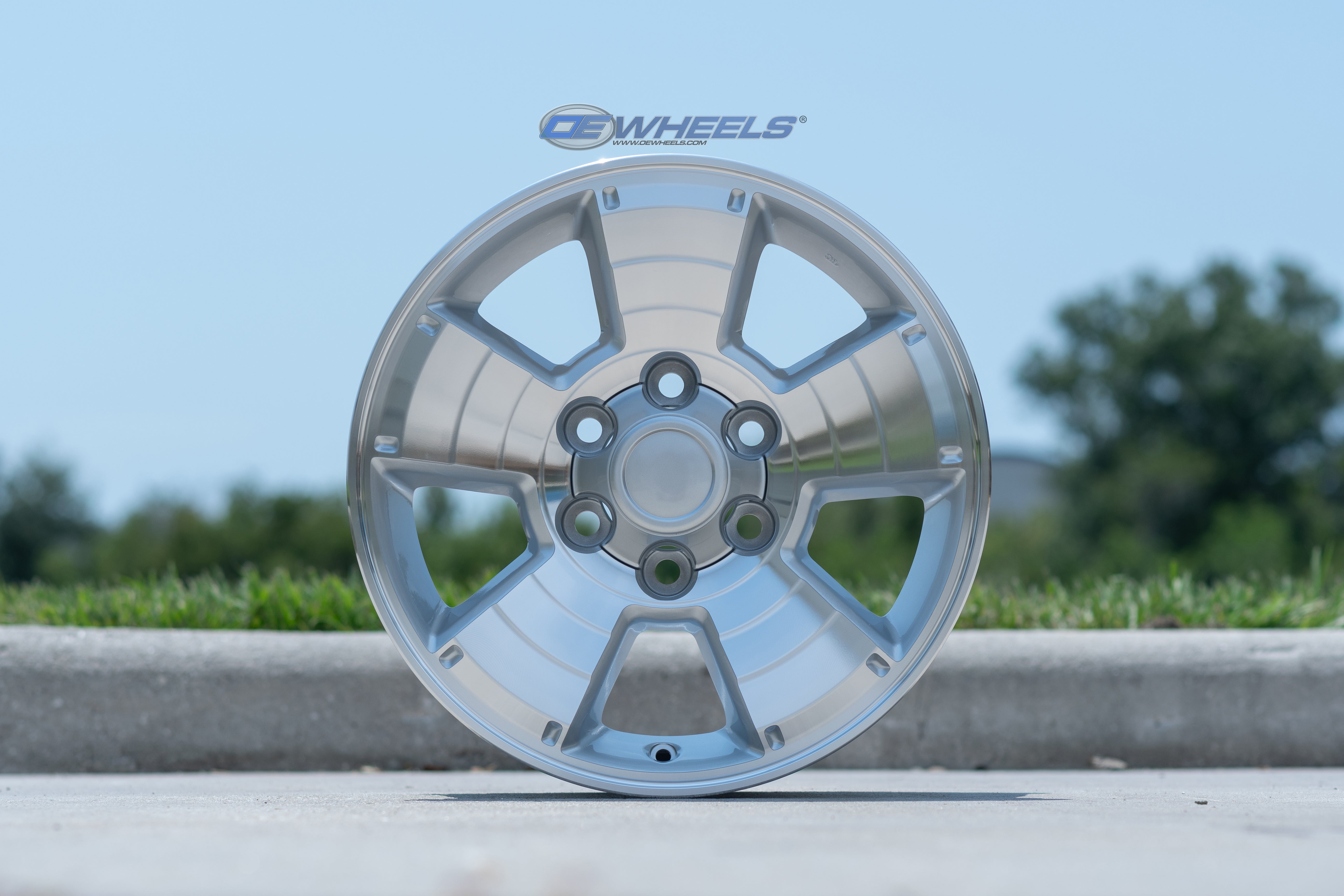OE Wheels TY09-17075-6550-30MS 17" Replica fits Toyota 4Runner 17x7.5 Silver