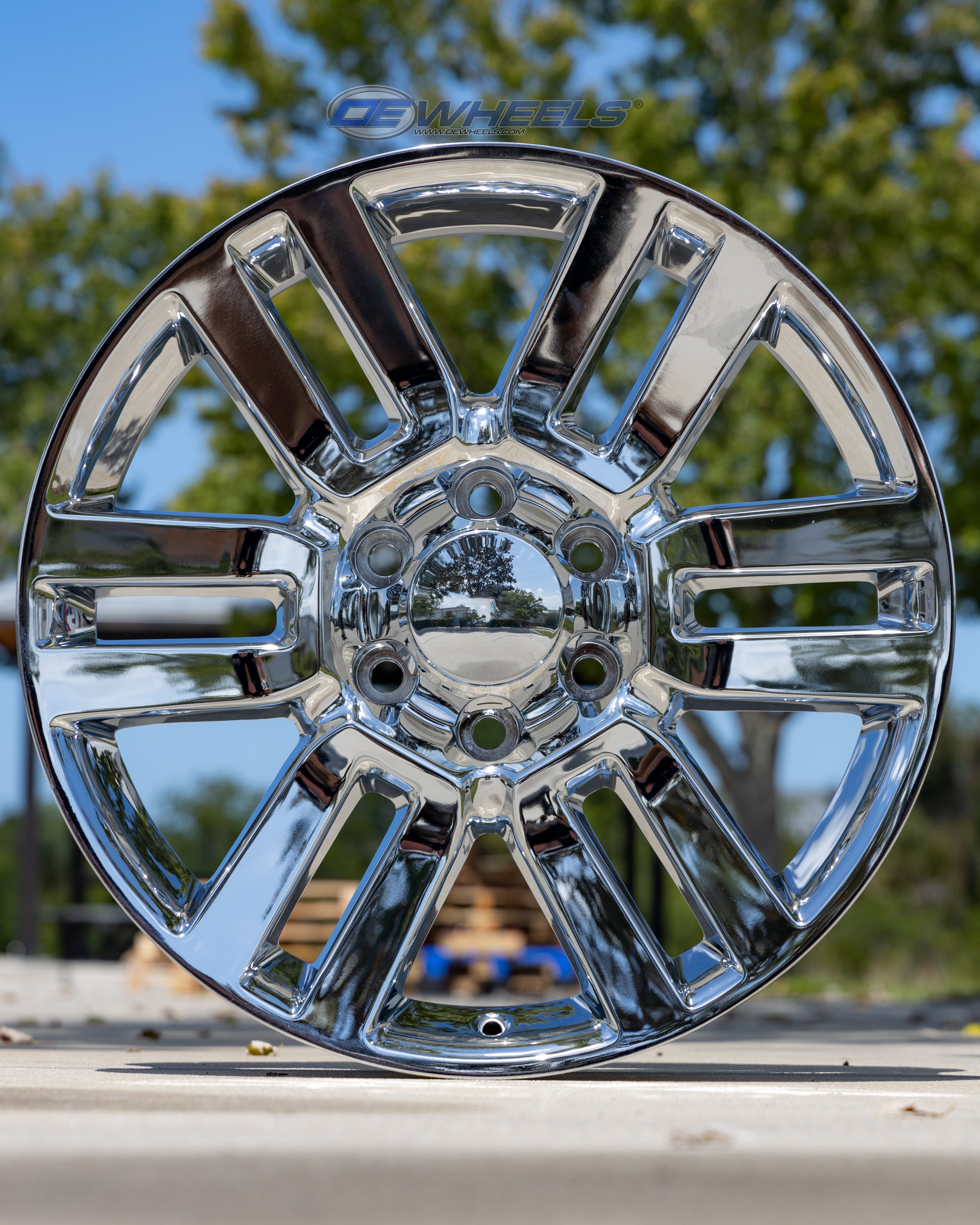 OE Wheels TY10-20070-6550-15C 20" Replica TY10 fits Toyota 4Runner 20x7 Chrome