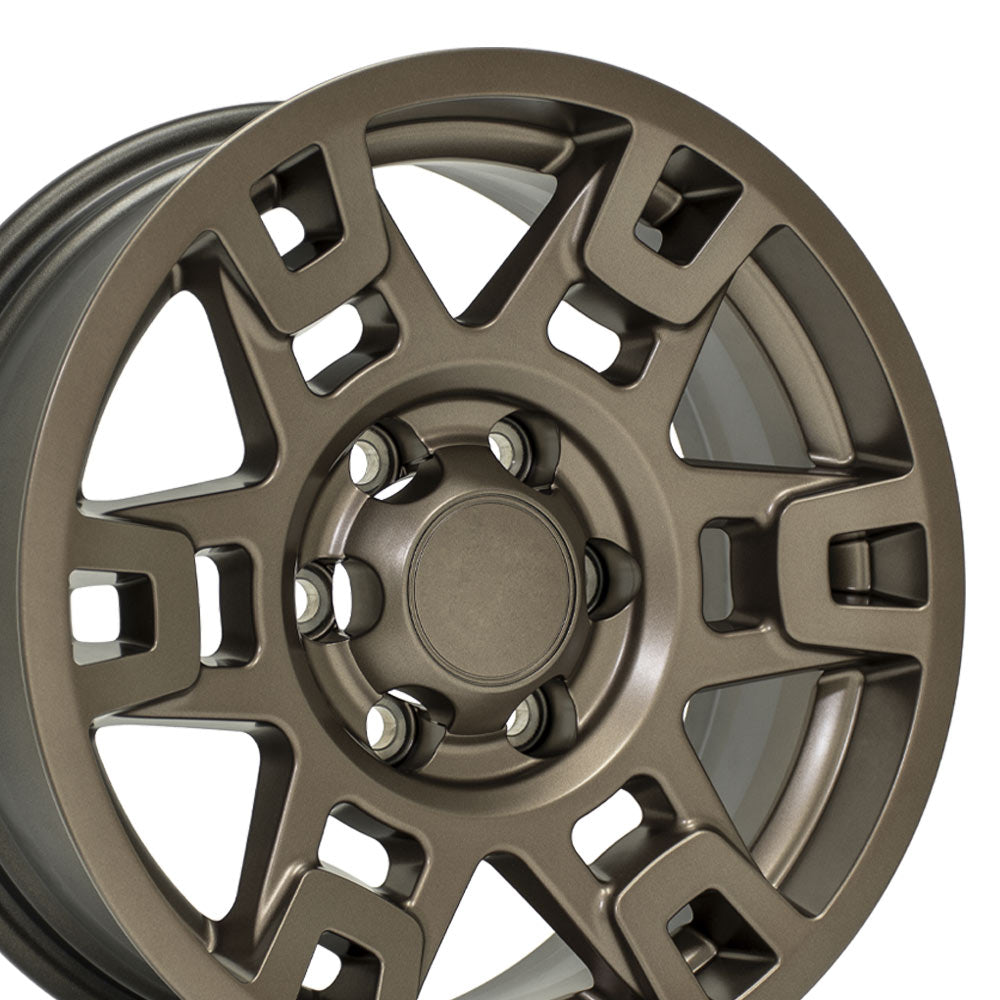 OE Wheels TY16B-17070-6550-4BR 17" Replica TY16B fits Toyota 4Runner 17x7 Bronze