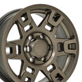 OE Wheels TY16B-17070-6550-4BR 17" Replica TY16B fits Toyota 4Runner 17x7 Bronze