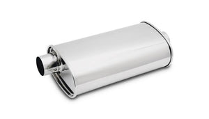VIBRANT PERFORMANCE 1106 S/S Oval Muffler 2-1/2in In 2-1/2in Out- Offset C