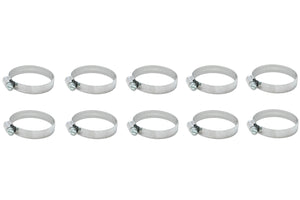 VIBRANT PERFORMANCE 12153 S.S. Worm Gear Clamps 1.30in to 2.16in 10 Pack