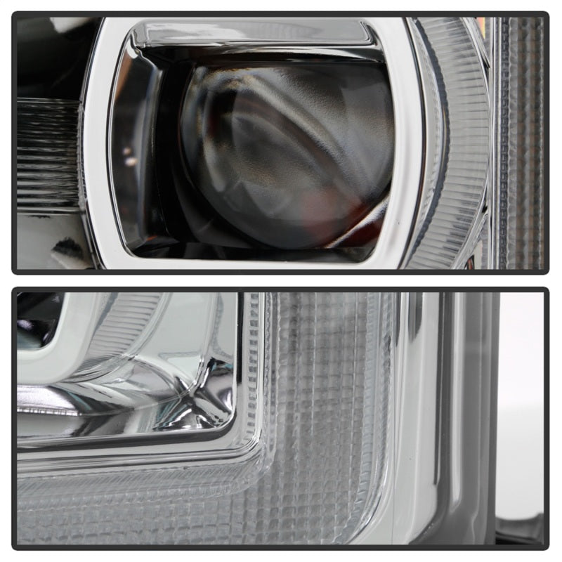 Spyder 5087447 fits Ford 17-18 F-250/F-350/F450 Full LED Headlights Black PRO-Y