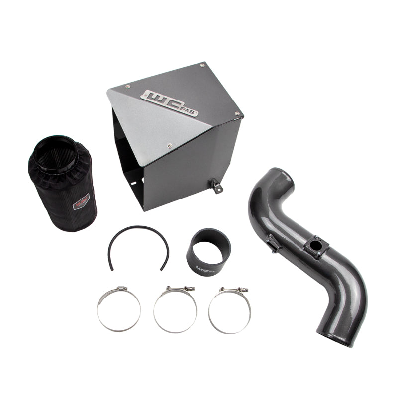 Wehrli 11-16 Chevrolet Duramax LML 4in Intake Kit - Gun Metal