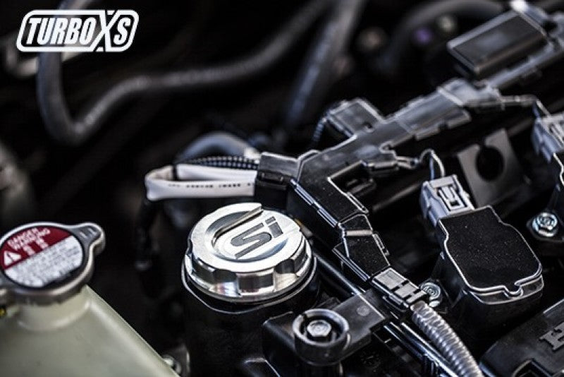 Turbo XS HC-OC-GRY-SI 2016+ fits Honda Civic Grey Oil Cap